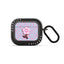 Floral Gingham Check Earbuds Case
