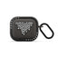 Black & White Drip Earbuds Case
