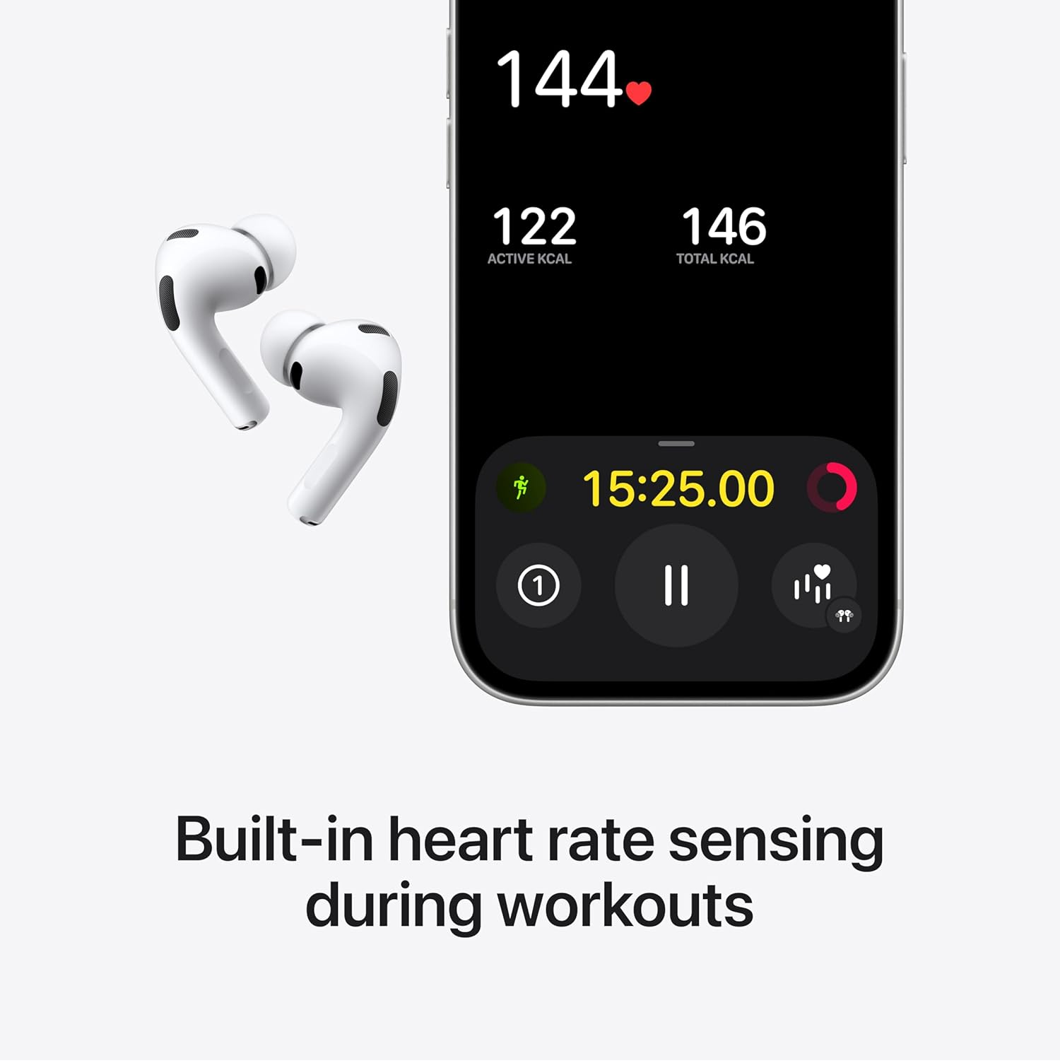 Refurbished Apple AirPods Pro 3 with ANC, Spatial Audio, Heart Rate Sensor & USB-C Case Secondary image