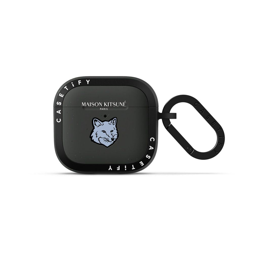 Maison Kitsuné Pure Blue Fox Head Earbuds Case