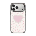 Pearly Heart iPhone Case - 332e7f
