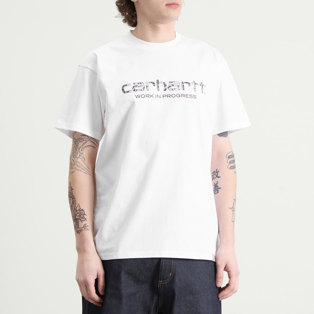 Carhartt WIP Snake Script Logo T-Shirt - END. Excusive