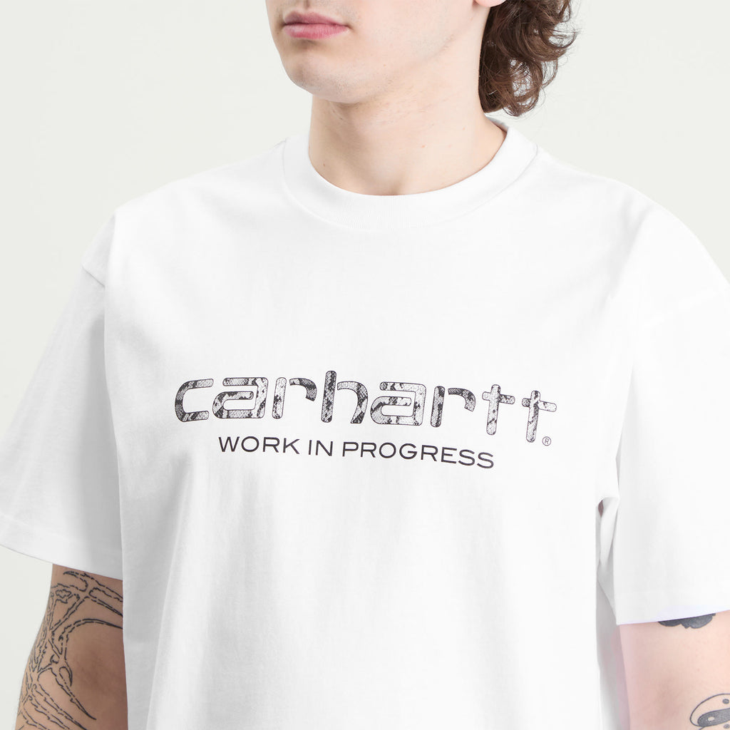 Carhartt WIP Snake Script Logo T-Shirt - END. Excusive
