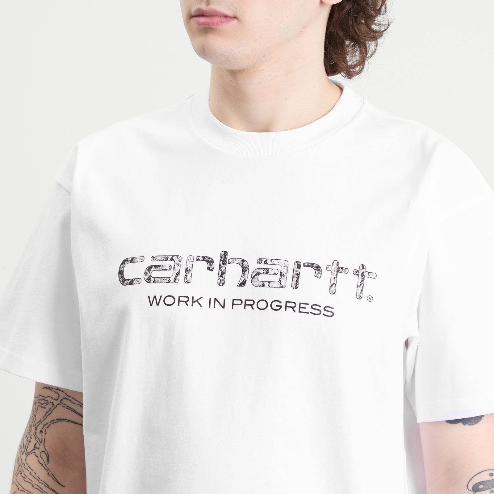 Carhartt WIP Snake Script Logo T-Shirt - END. Excusive