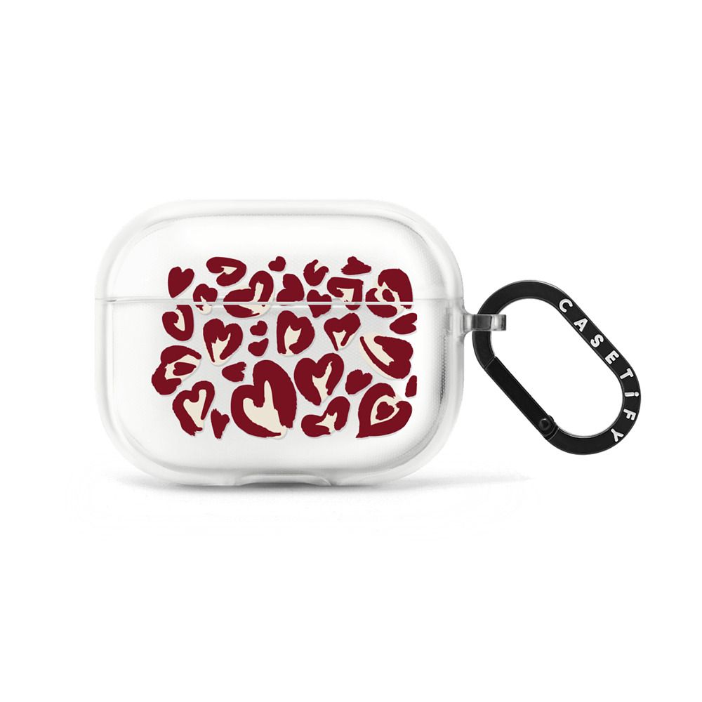 Leopard Red Earbuds Case - 12d66e
