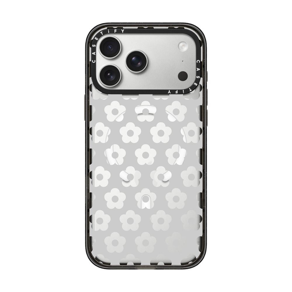Transparent Floral iPhone Case Main image