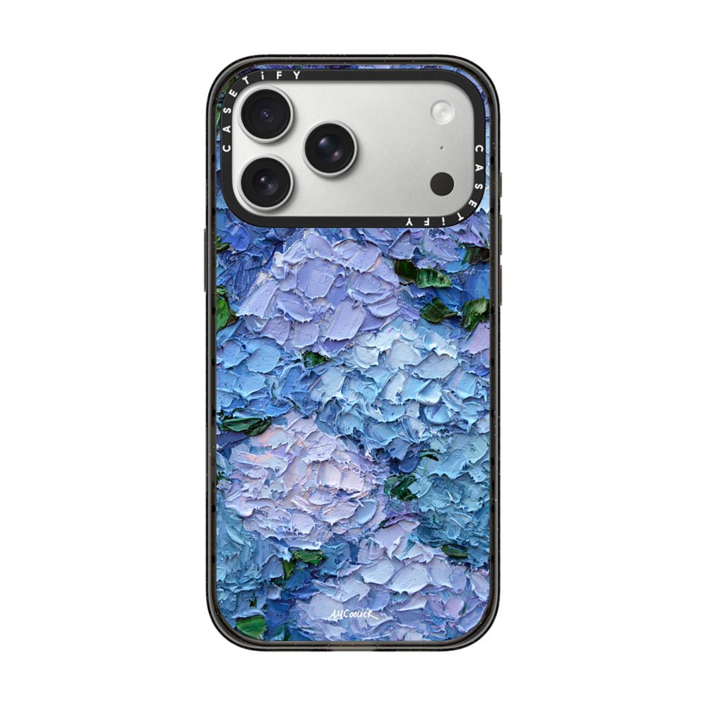 Moonlight Hydrangeas iPhone Case Secondary image