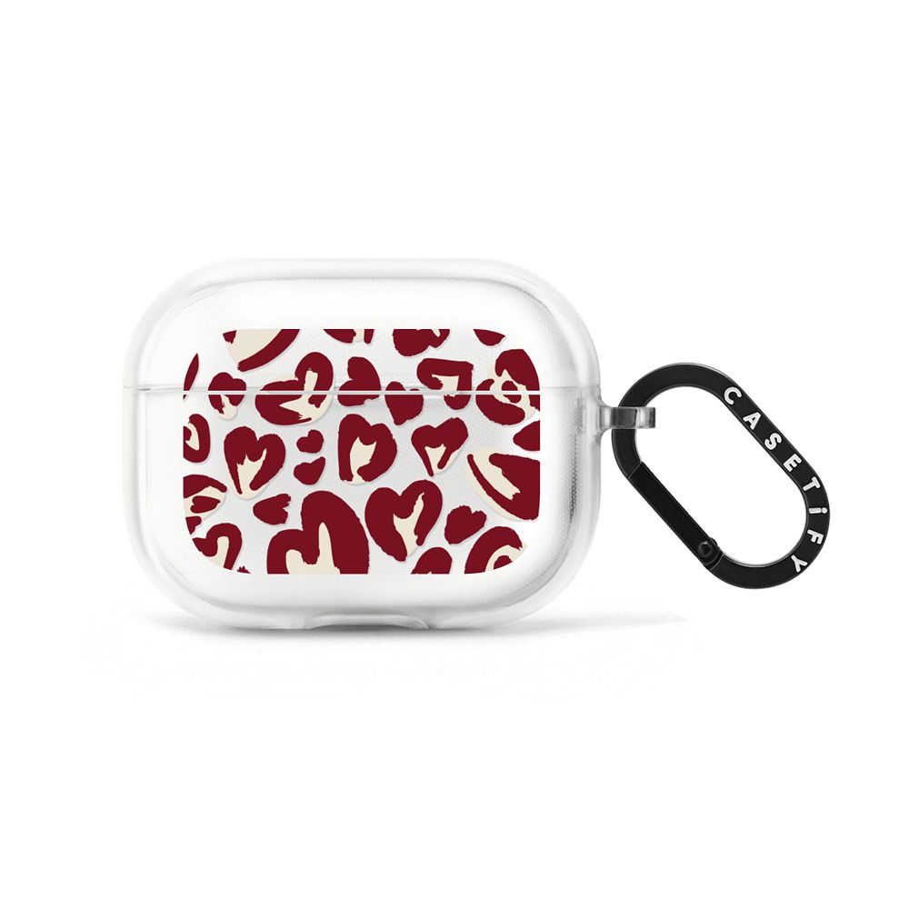 Leopard Red Earbuds Case - 81cdeb