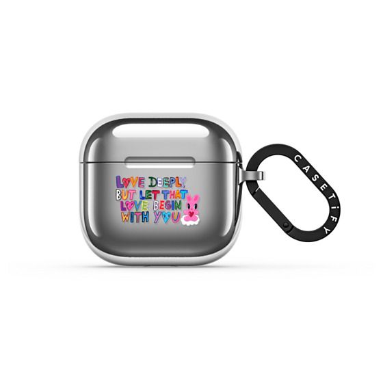 Love deeply, but let that love begin with you Earbuds Case - 640e97 Main image