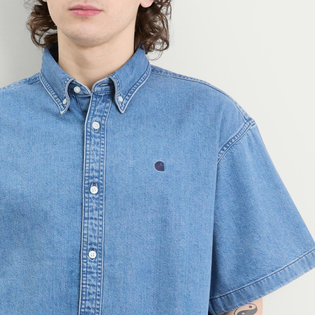 Carhartt WIP Lucas Short Sleeve Denim Shirt