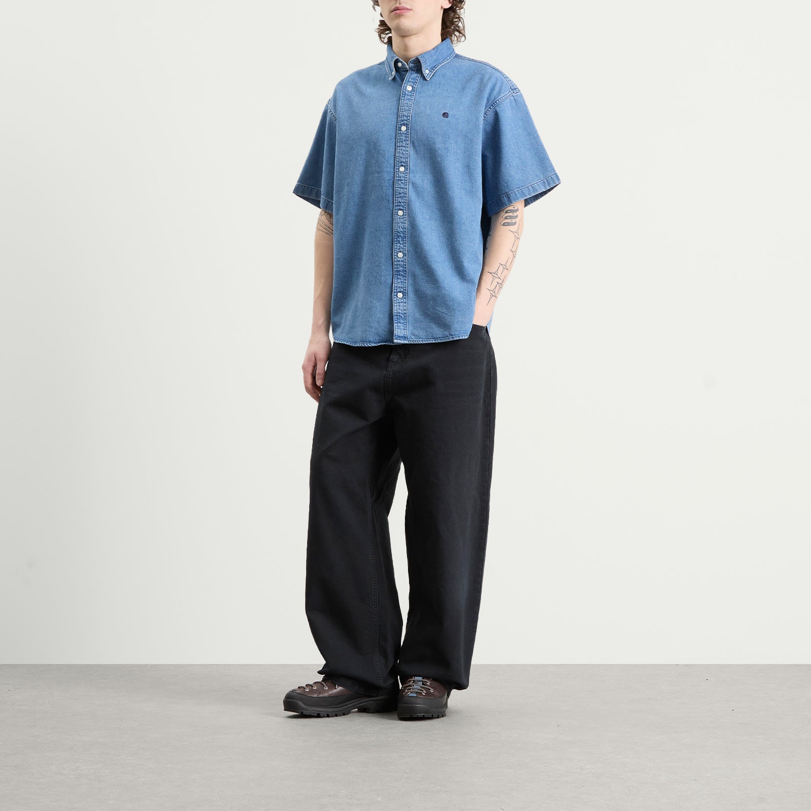 Carhartt WIP Lucas Short Sleeve Denim Shirt