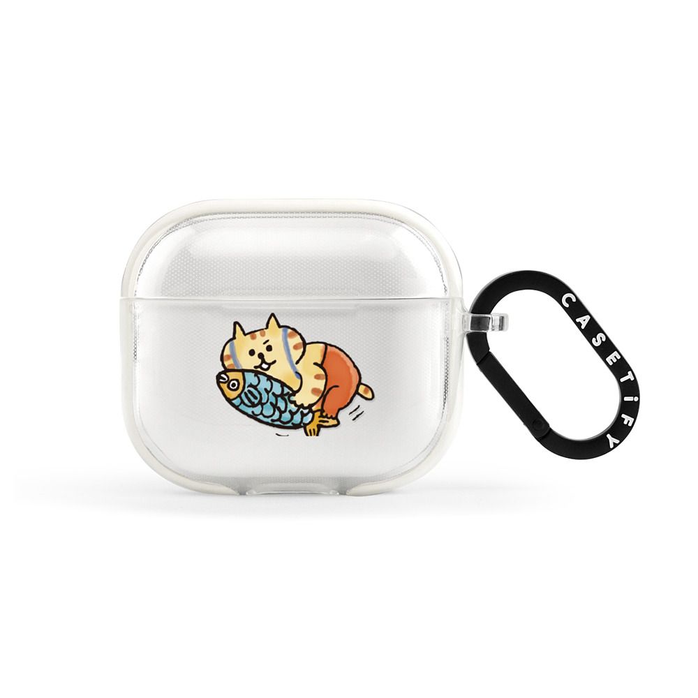 Fish-playing Chibisuke Earbuds Case