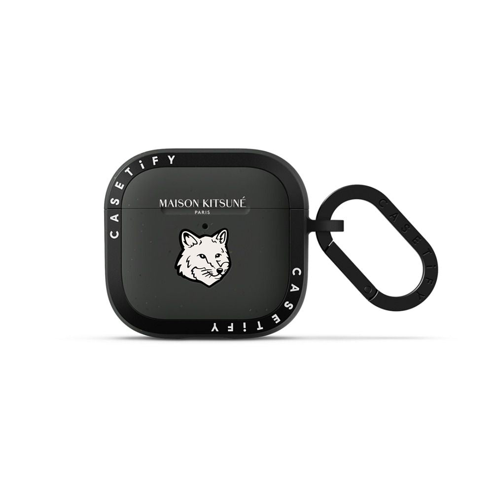Maison Kitsuné Dove White Fox Head Earbuds Case
