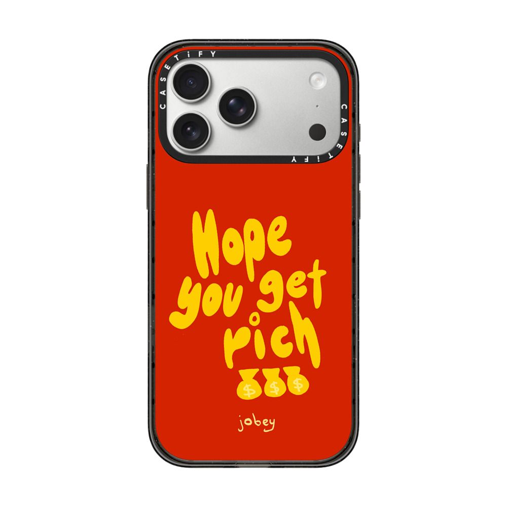 Hope You Get Rich iPhone Case Main image