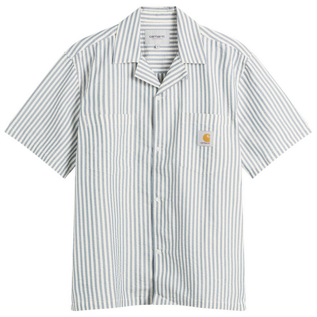 Carhartt WIP Leavel Short Sleeve Stripe Shirt