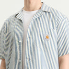 Carhartt WIP Leavel Short Sleeve Stripe Shirt
