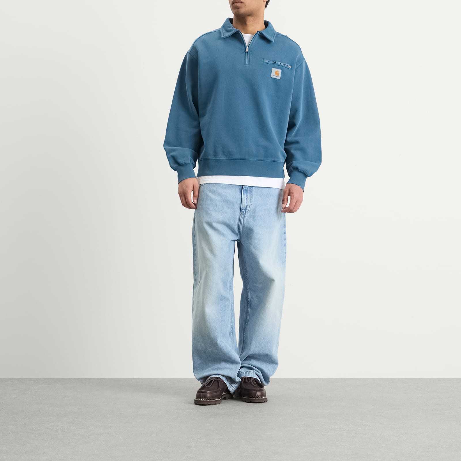 Carhartt WIP Half Zip Detroit Sweatshirt