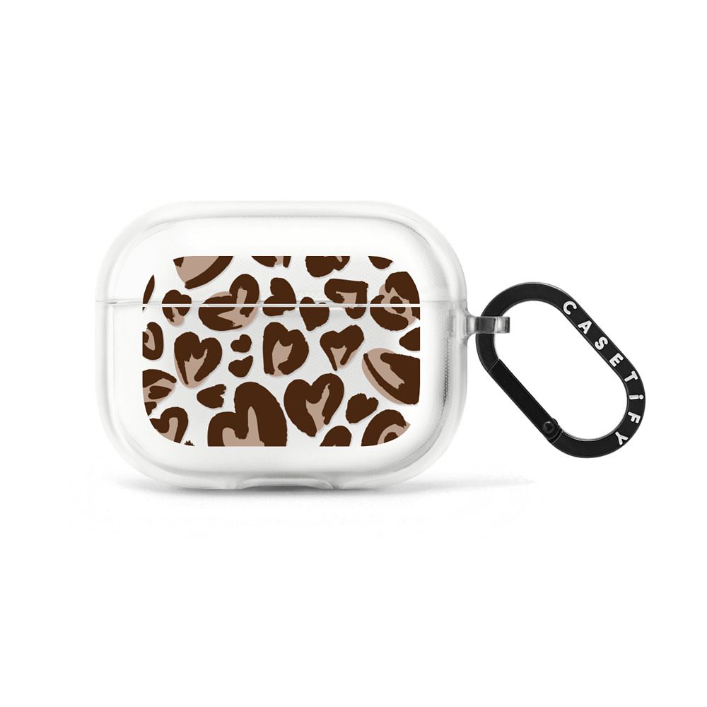 Leopard Brown Earbuds Case