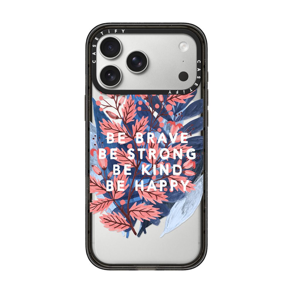 Be Brave, Be Strong by Papio Press iPhone Case Secondary image