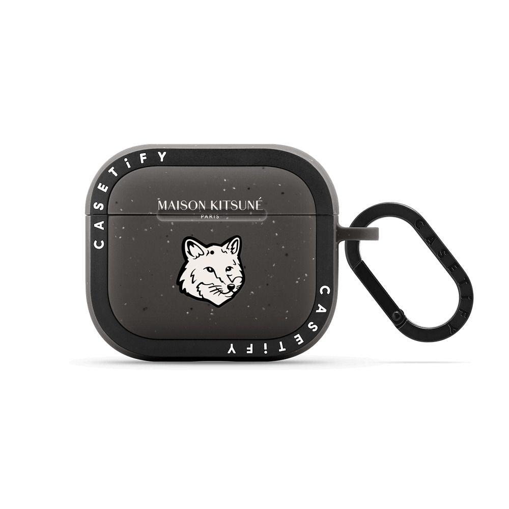 Maison Kitsuné Dove White Fox Head Earbuds Case Main image