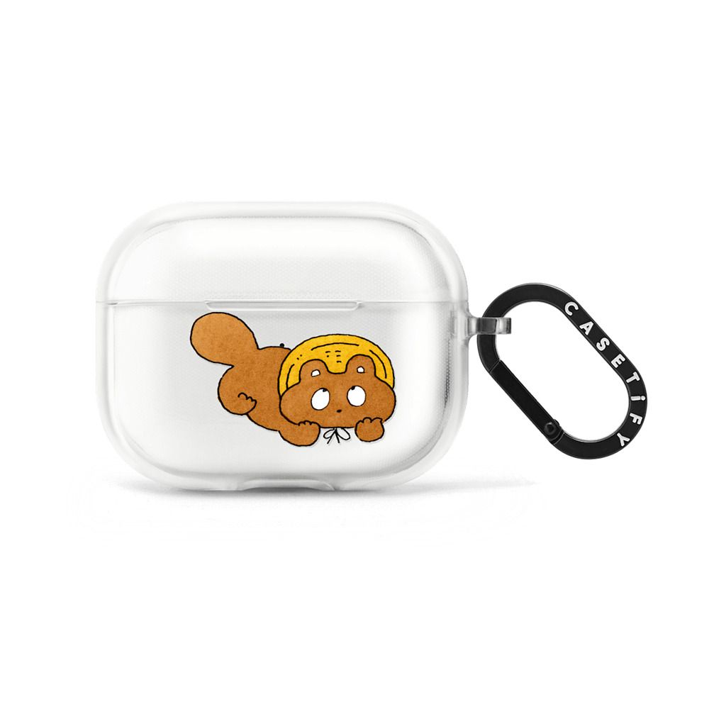 Relaxing tanuki Earbuds Case