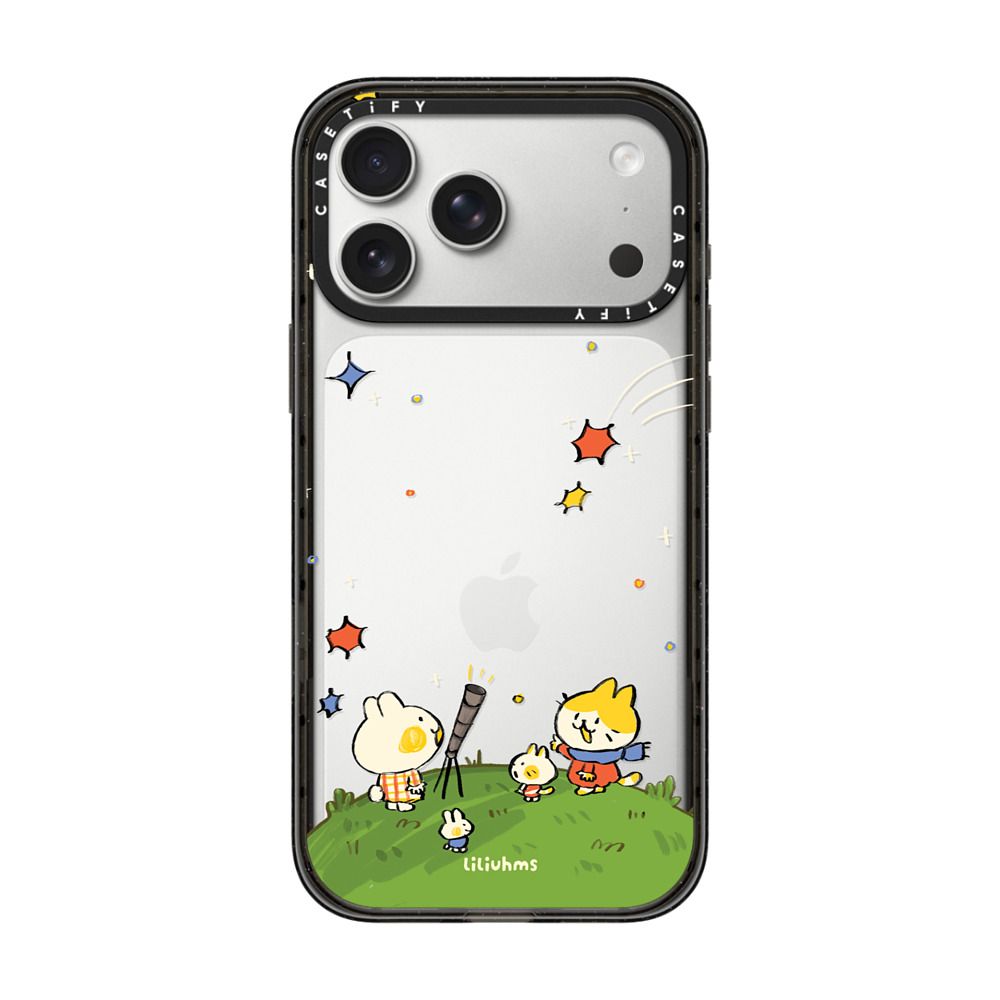 Starry Night with Friends iPhone Case Secondary image