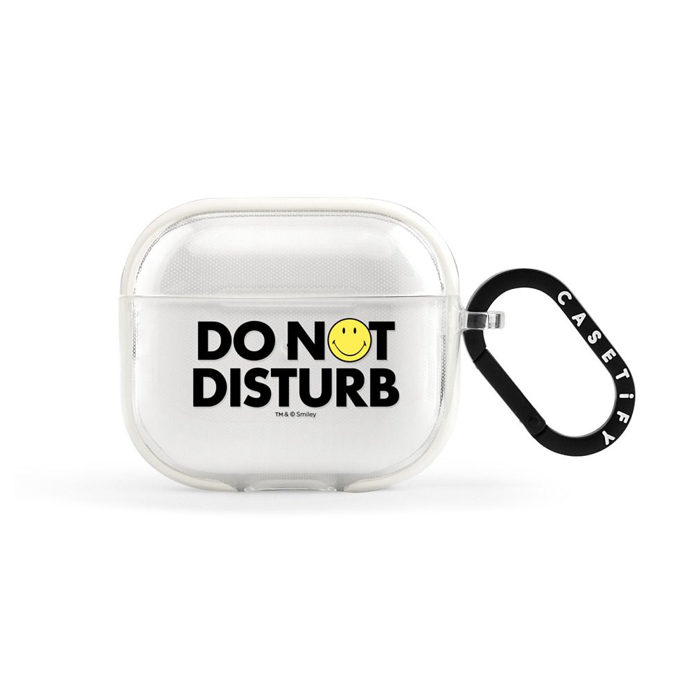 Smiley DO NOT DISTURB Earbuds Case