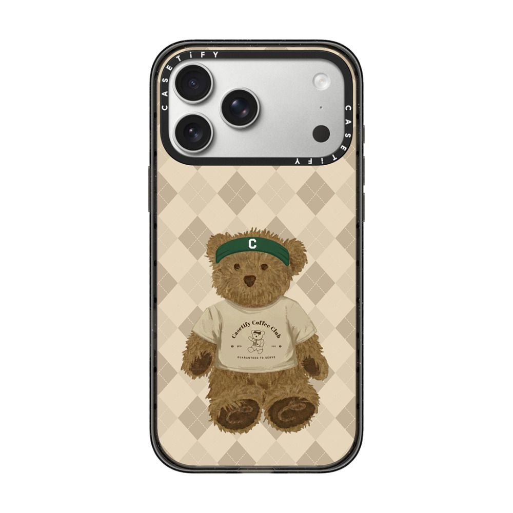 Sip & Serve Bear iPhone Case Secondary image