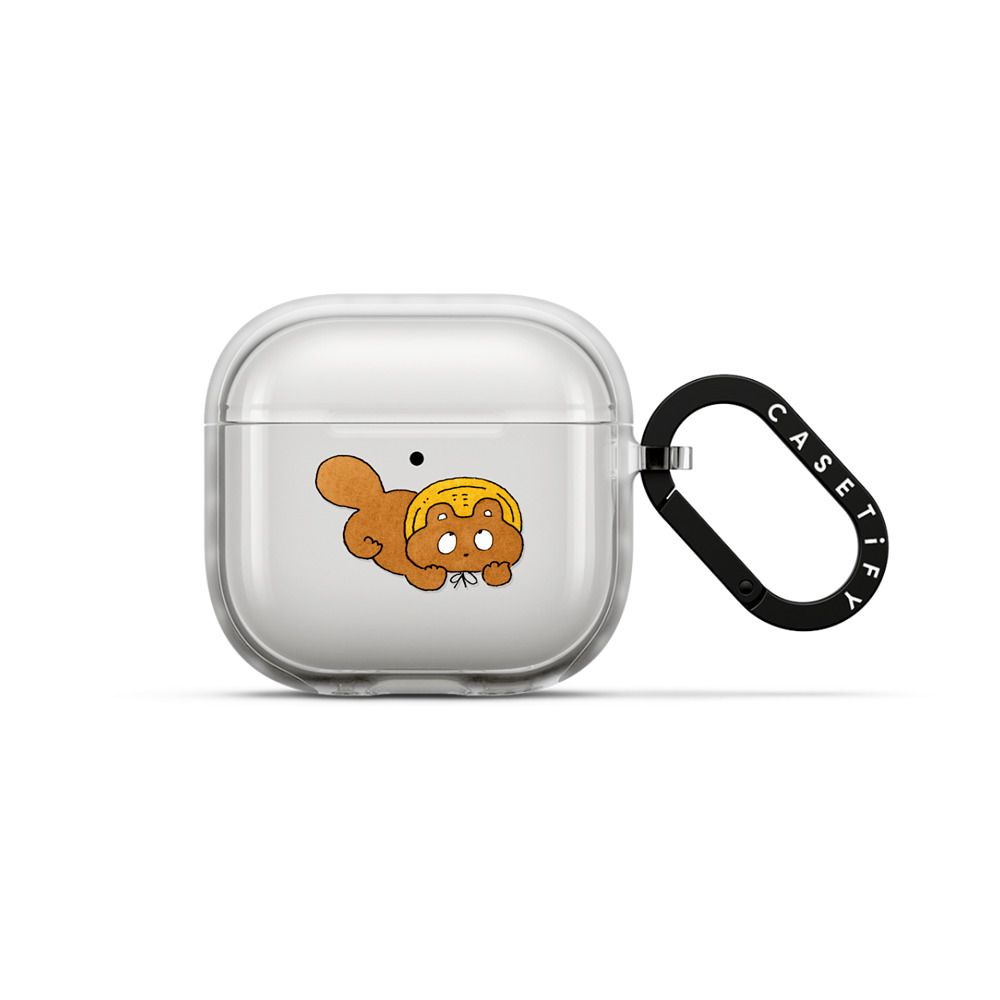 Relaxing tanuki Earbuds Case