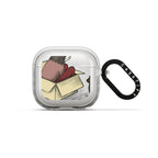 Box and Cat Earbuds Case