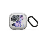 Chrome Rose Pattern Earbuds Case - 51180b
