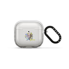 Marble Rose Earbuds Case - 9eee38