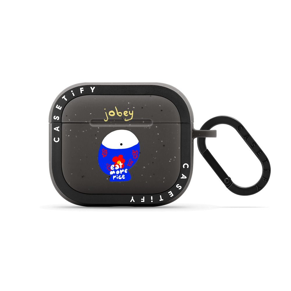 Eat More Rice Earbuds Case Main image