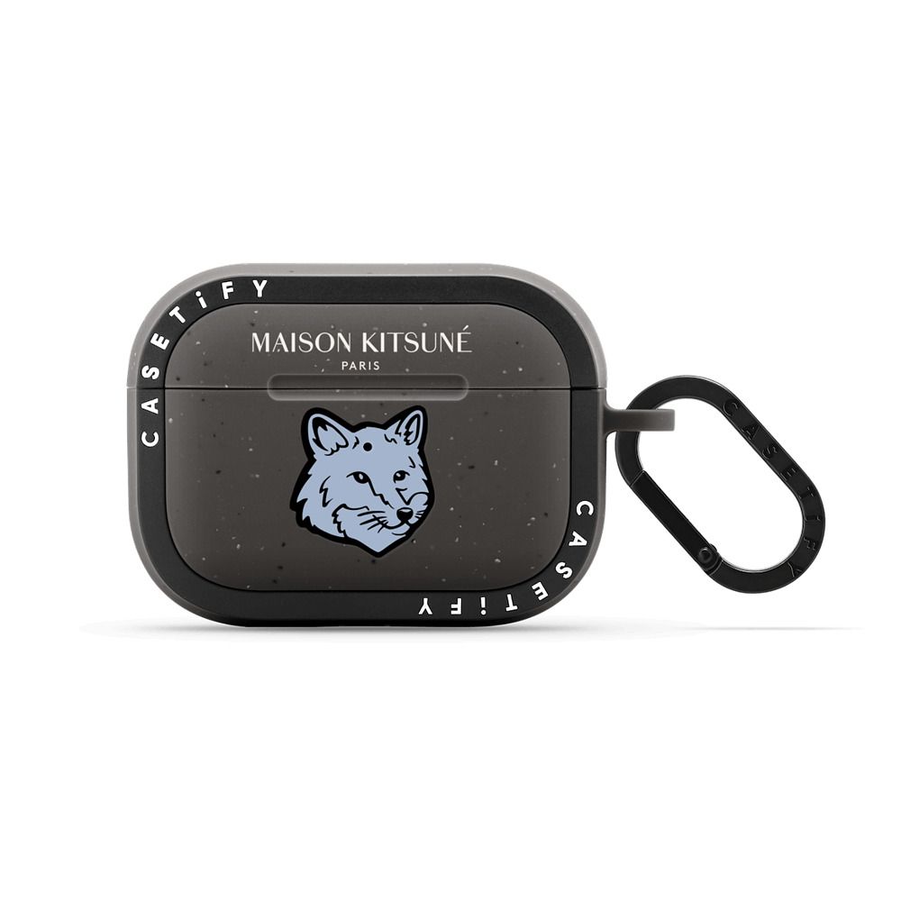 Maison Kitsuné Pure Blue Fox Head Earbuds Case