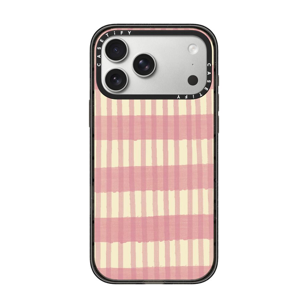 Pink Summer Stripes iPhone Case Secondary image