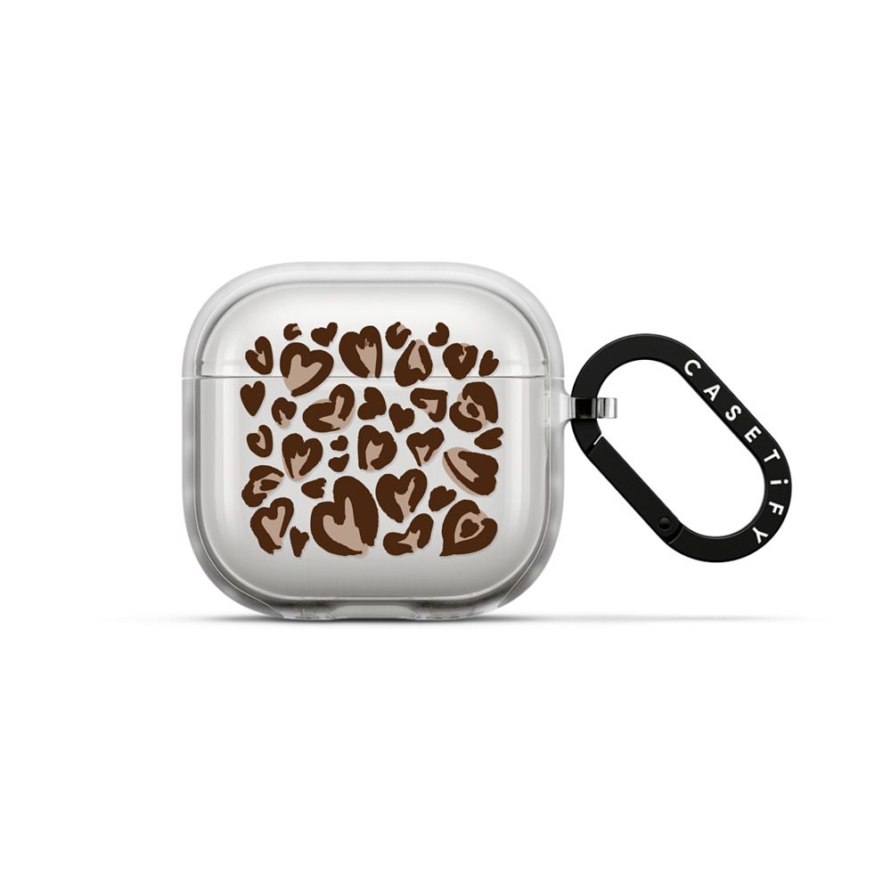 Leopard Brown Earbuds Case