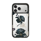 White and Black Floral iPhone Case