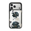 White and Black Floral iPhone Case