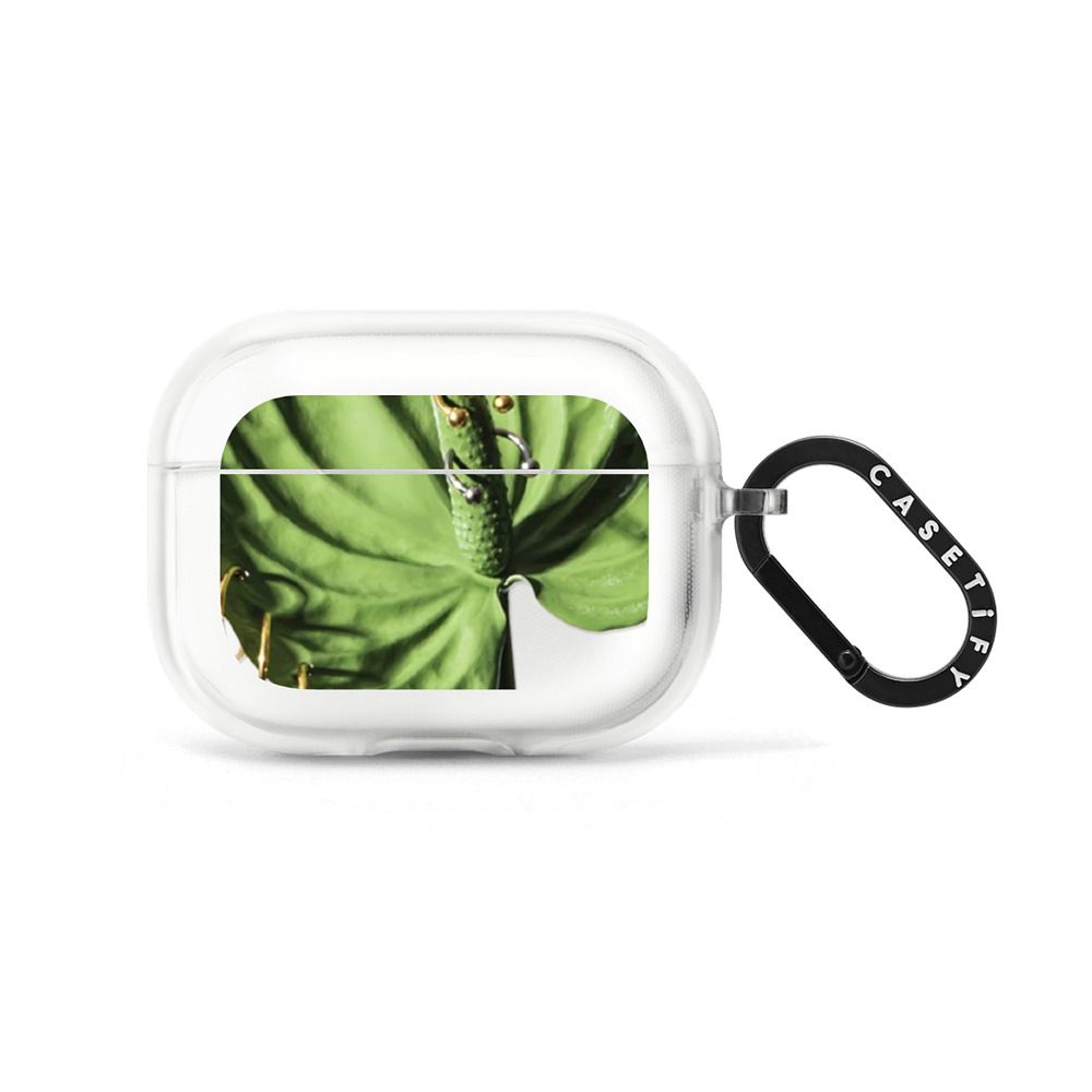 Pierced Anthurium Earbuds Case Secondary image