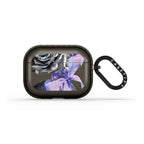 Chrome Rose Pattern Earbuds Case - 51180b
