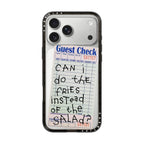 The Fries Instead of Salad iPhone Case