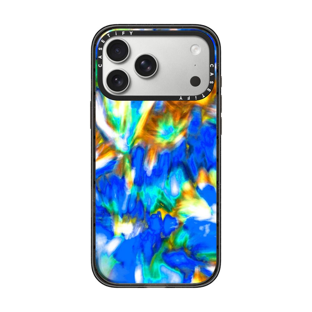 Floral Spell - Royal Blue iPhone Case Main image
