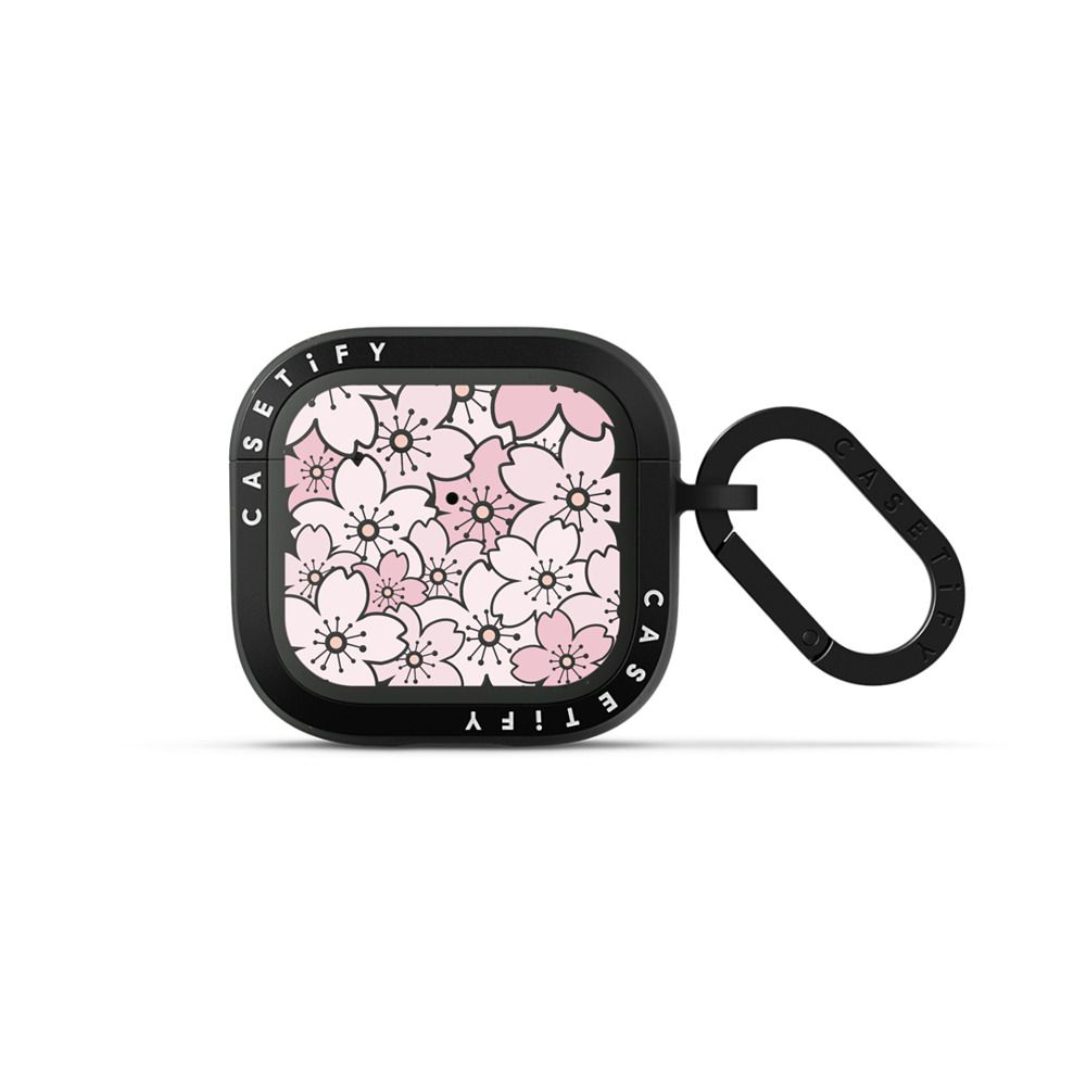 Pink Sakura Bloom Earbuds Case