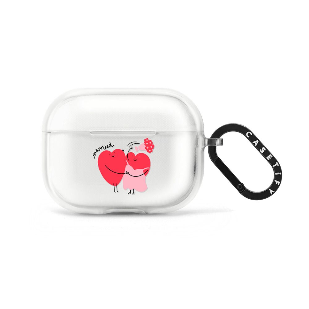 Married Heart Earbuds Case