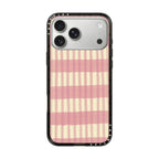 Pink Summer Stripes iPhone Case