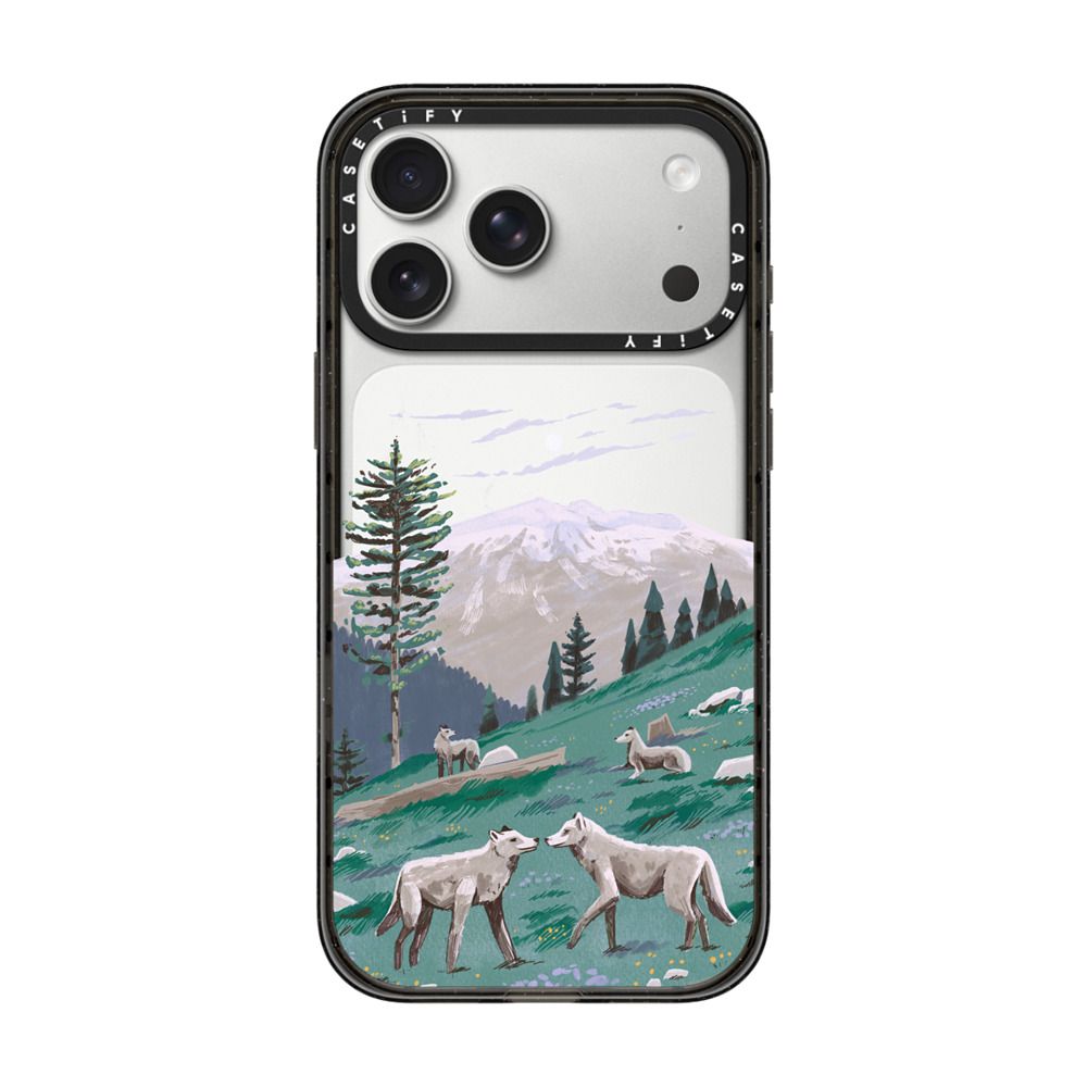 Wolves at Mt. Olympus by Papio Press iPhone Case Secondary image