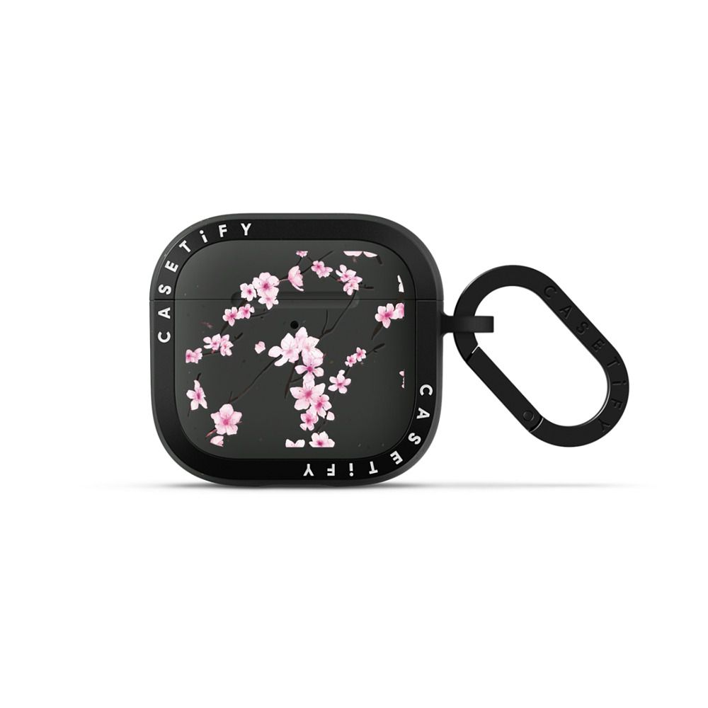 Floral Reverie - Blue Earbuds Case