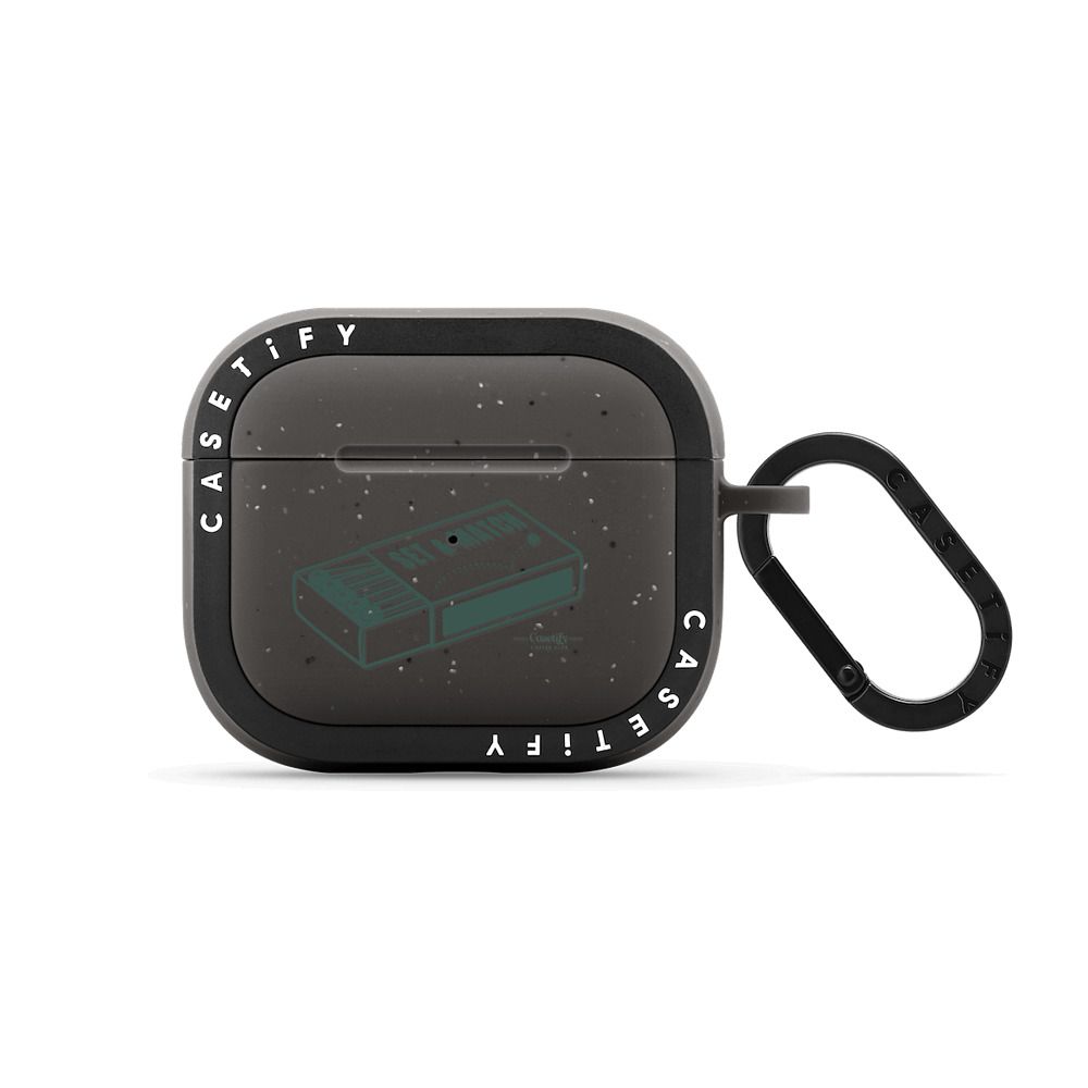 Cafe Club Illustrations Earbuds Case