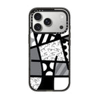 BLACK LANDSCAPE BY ROMERO BRITTO iPhone Case