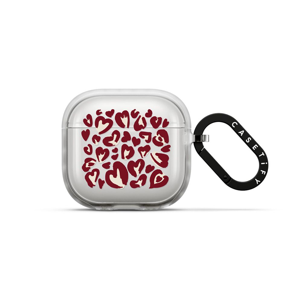 Leopard Red Earbuds Case - 81cdeb